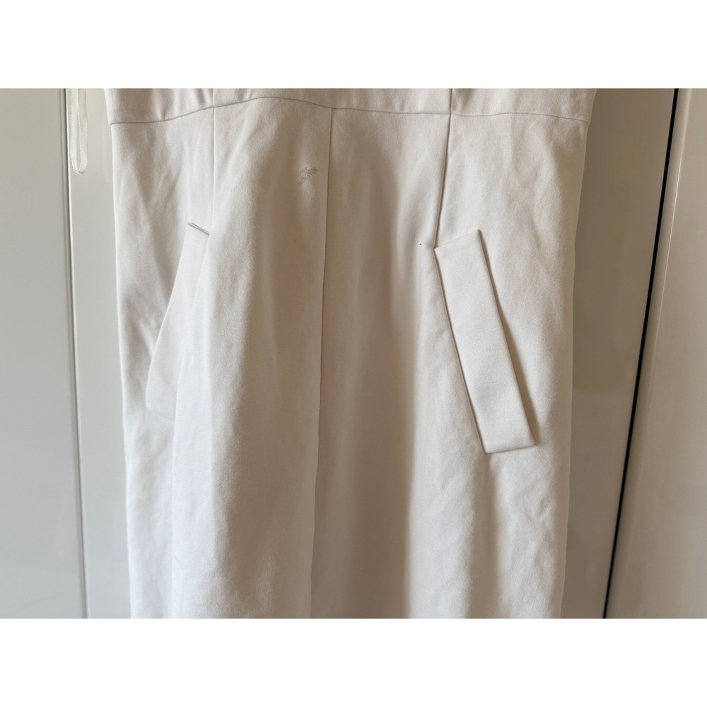 Diane Von Furstenberg White Mini Carpreena Dress Sz 10 AS-IS - Picture 3 of 12